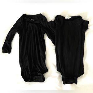Kyte BABY Bodysuit Bundle // Midnight Black // 3-6 // Like New